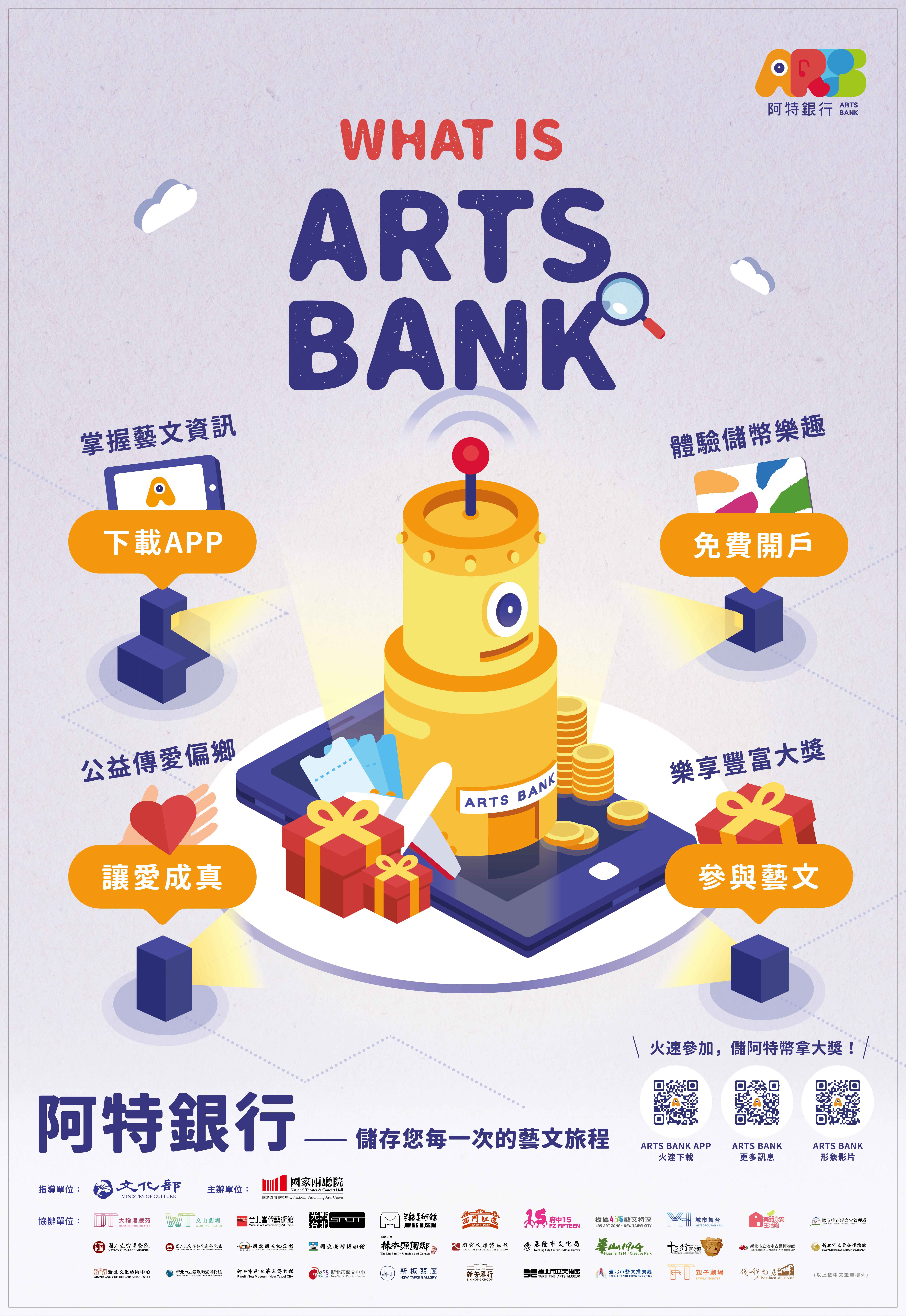 國家兩廳院 阿特銀行arts Bank 正式上線 儲存你的藝文旅程豐富你的藝趣人生 新北市美麗永安藝文中心